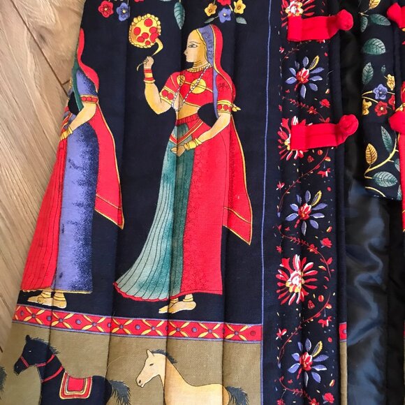 Vintage Gracila Quilted Statement Women's Coat Jacket Size M Medium - Picture 6 of 13